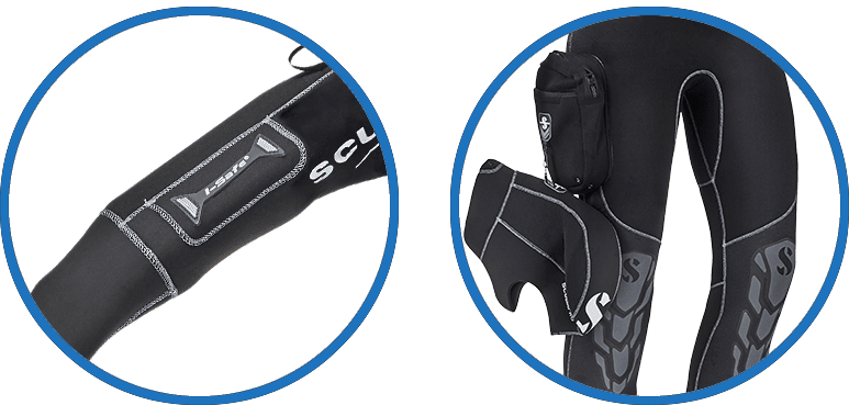 Scubapro Everdry 4.0 Damen Neopren-Trockentauchanzug Halterungen