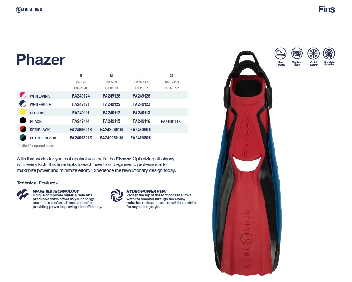 Aqualung Super Phazer Set