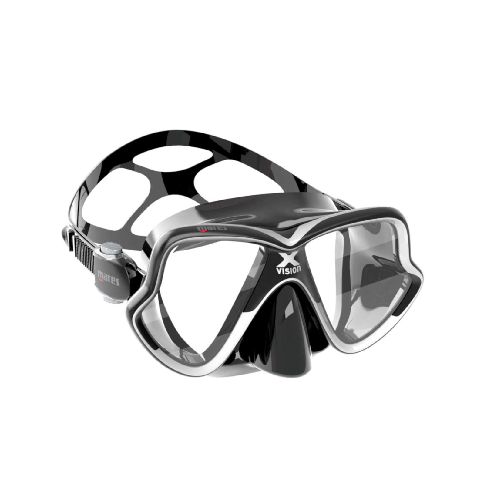 Mares X-Vision Mid 2.0 Tauchmaske mit optischen Gläsern