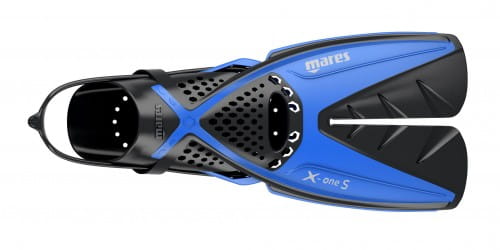 Mares X-OneS Splitfin Schnorchelflossen blau