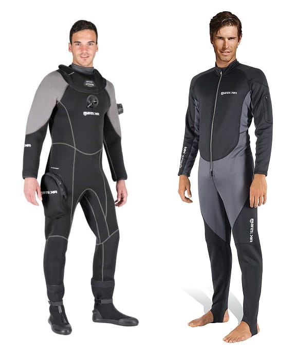 Mares XR3 Neoprene Latex Trockentauchanzug mit Mid Base Layer Unterzieher